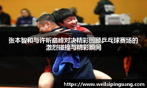 张本智和与许昕巅峰对决精彩回顾乒乓球赛场的激烈碰撞与精彩瞬间